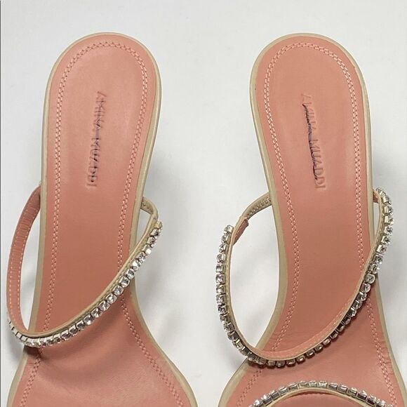Amina Muaddi Gilda Crystal Strap Sandal size 40 - Picture 4 of 10